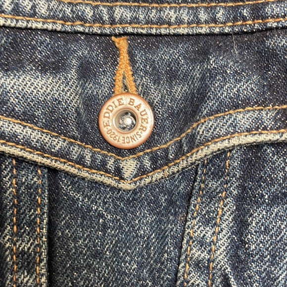 Eddie Bauer Women’s Jean Jacket Button Up Size S - Picture 6 of 7
